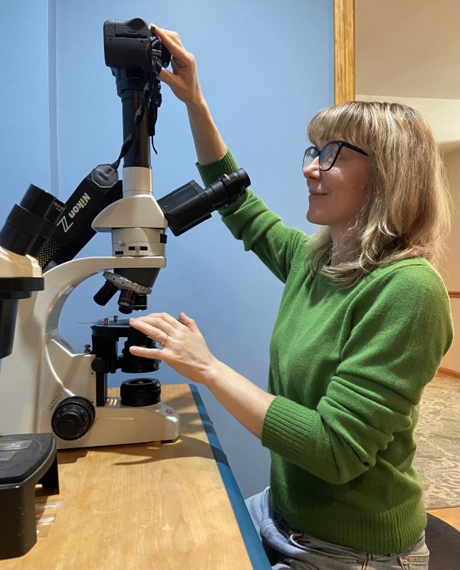 Taking Pictures Through the Microscope