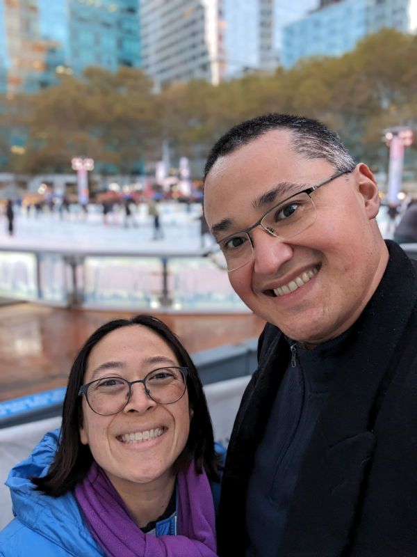 At Bryant Park in NYC