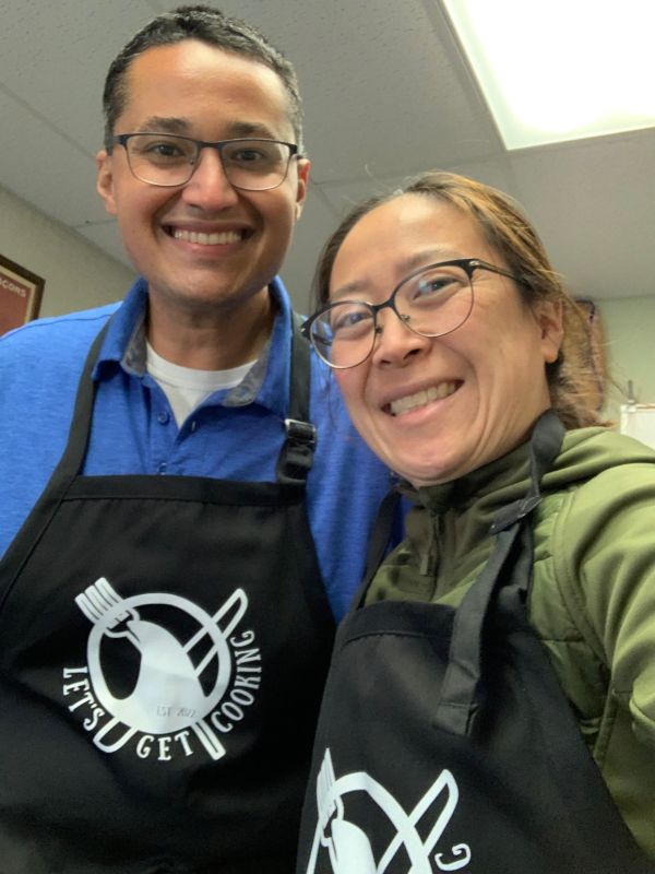 Together at a Cooking Class