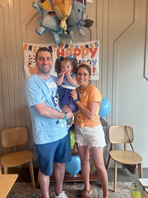 Celebrating Claire's Birthday