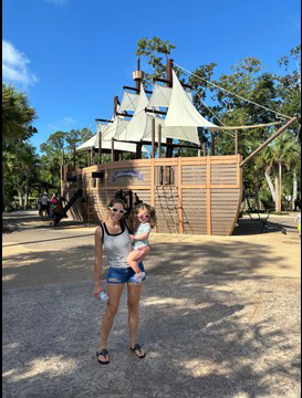 At the Playground on Vacation