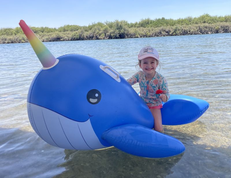 Colette Having Fun on the Colorado River