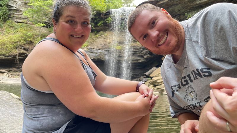 Enjoying a Waterfall Hike