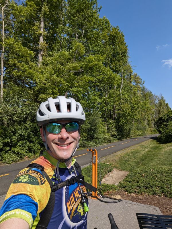John Biking in Virginia