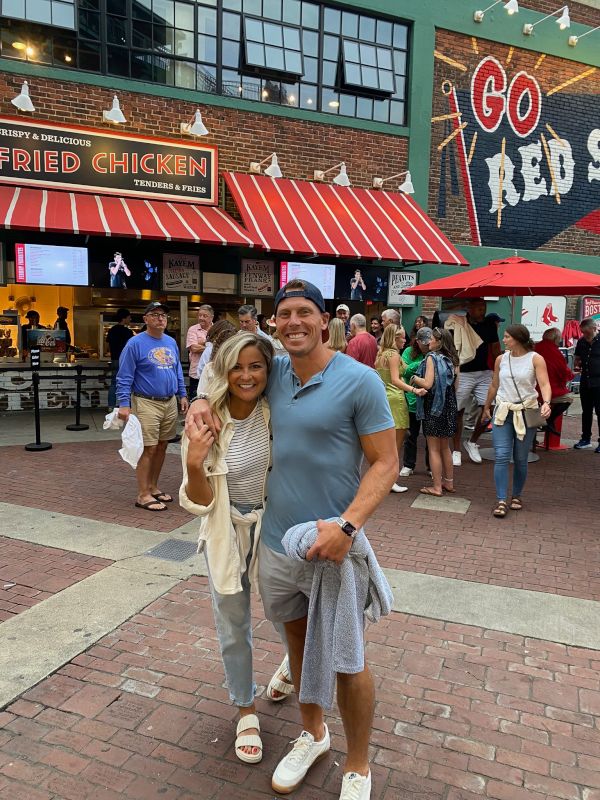 At Fenway Park in Boston for a Summer Concert