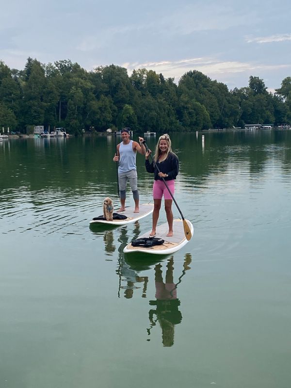 Paddle Boarding at the Lake