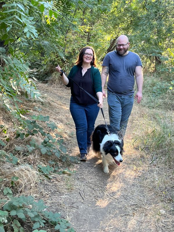 Walking By the River