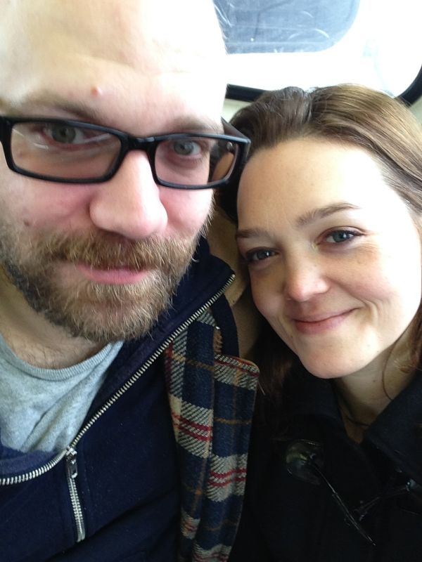 On a Train in Chicago