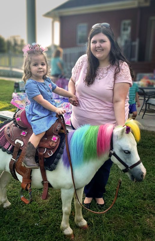 Celebrating Karalie's Birthday With a Pony Ride