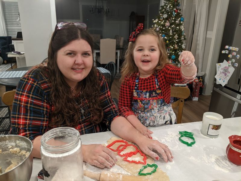 Making Christmas Cookies