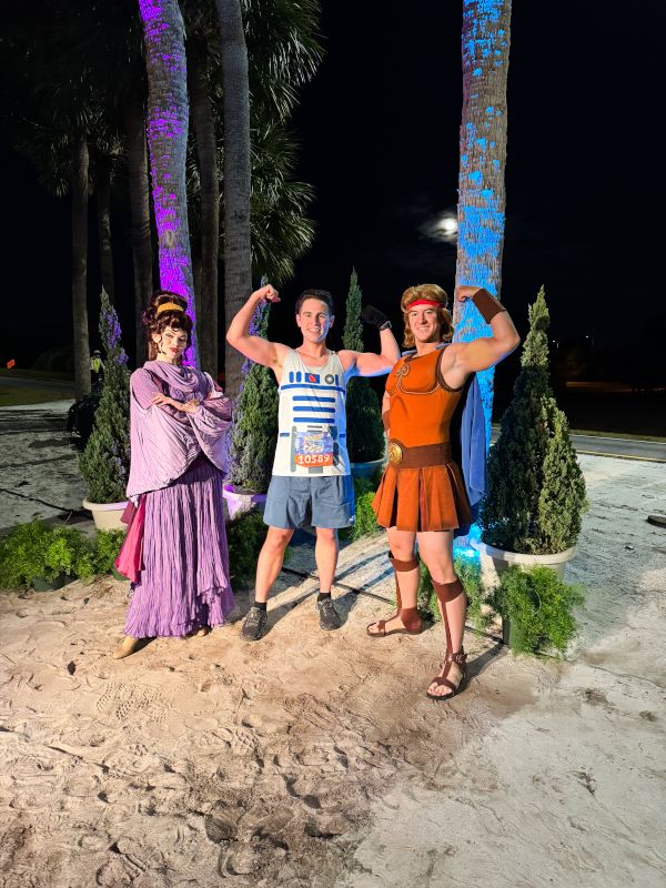 Matt Running the Disney World Marathon