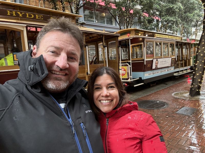 By the Cable Cars in San Francisco