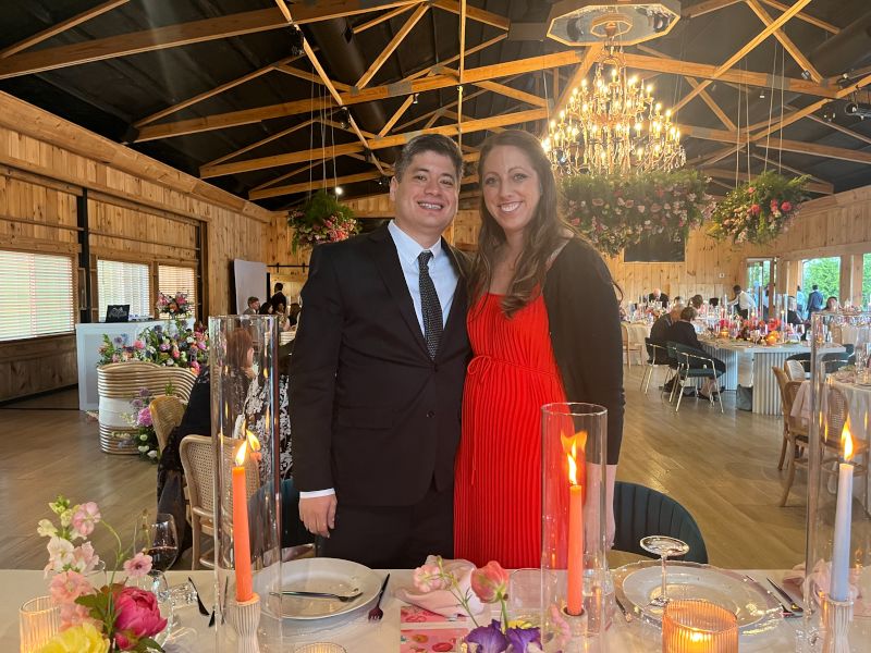 At a Wedding in Virginia