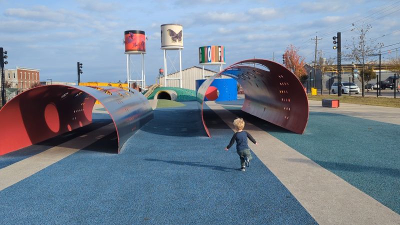 Playing at the Park Downtown