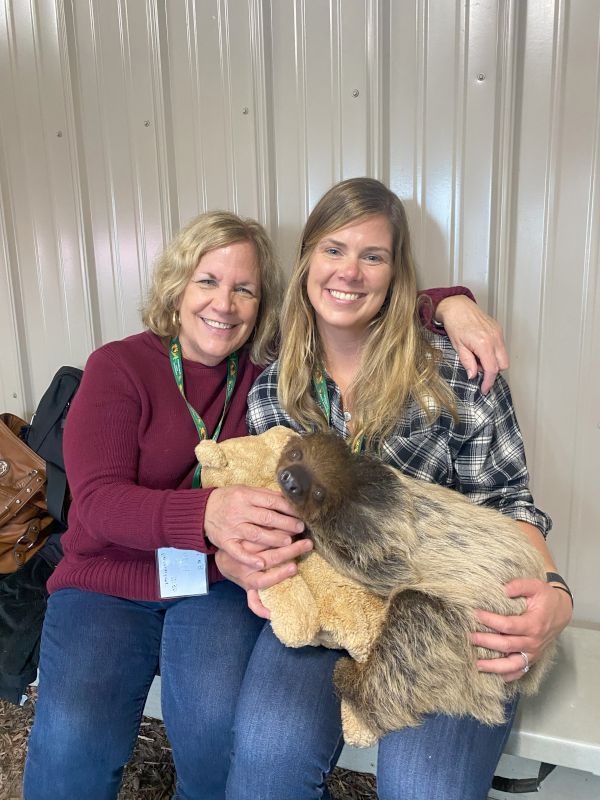 Lisa and Her Mom at the Zoo