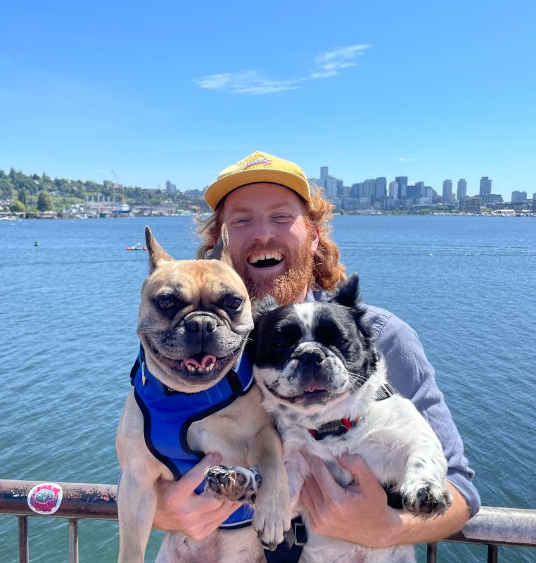 With Our Pups, Doug & Dusty