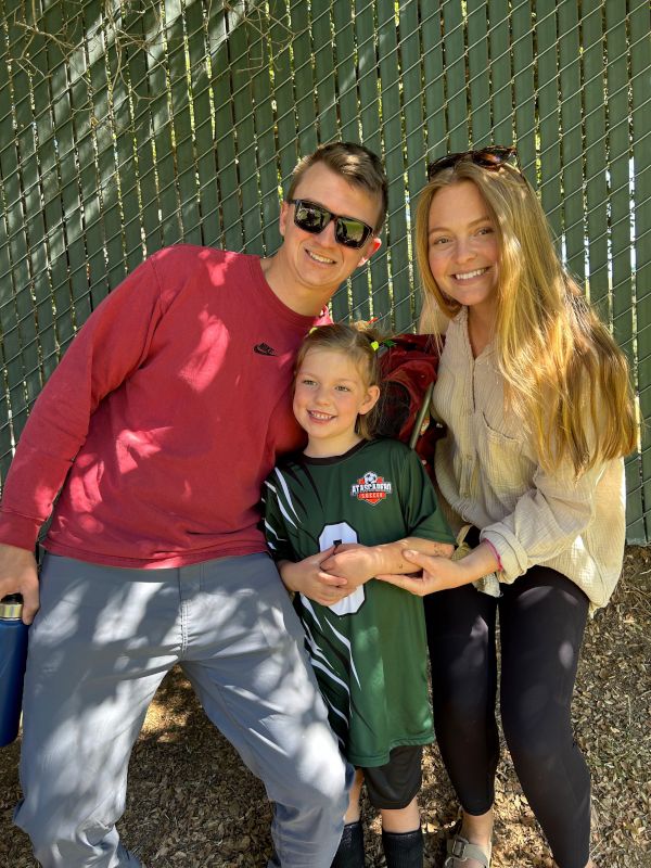 At Our Niece's Soccer Game