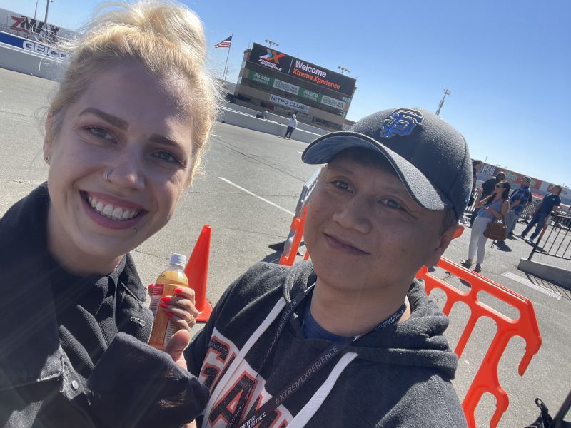 At the Sonoma Race Track