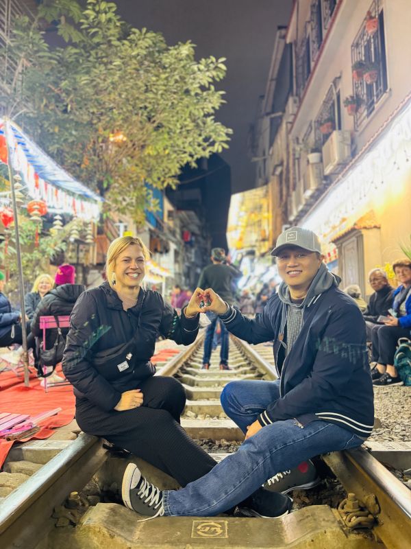 Train Street, Hanoi, Vietnam