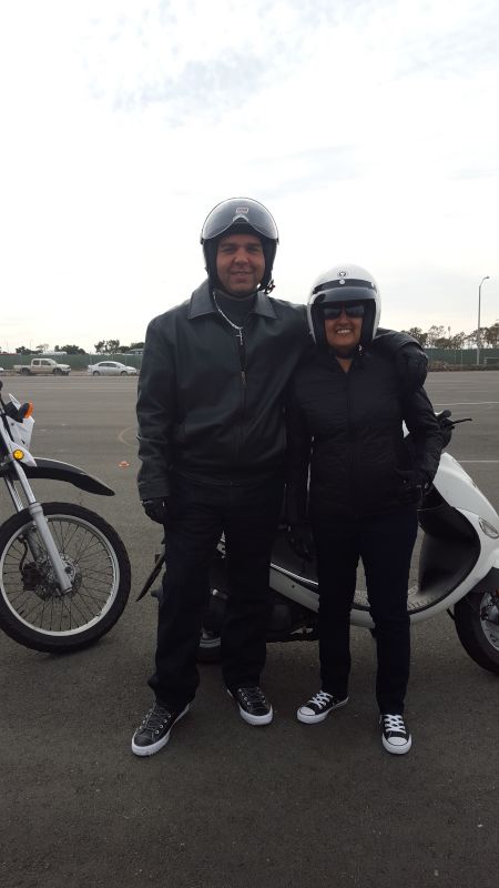 Riding Scooters to the Beach