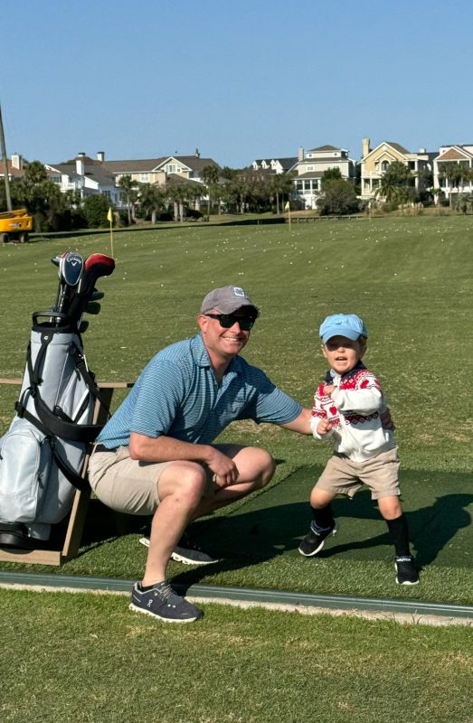 Golfing With Daddy