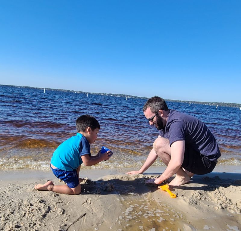 Beach Day With Family