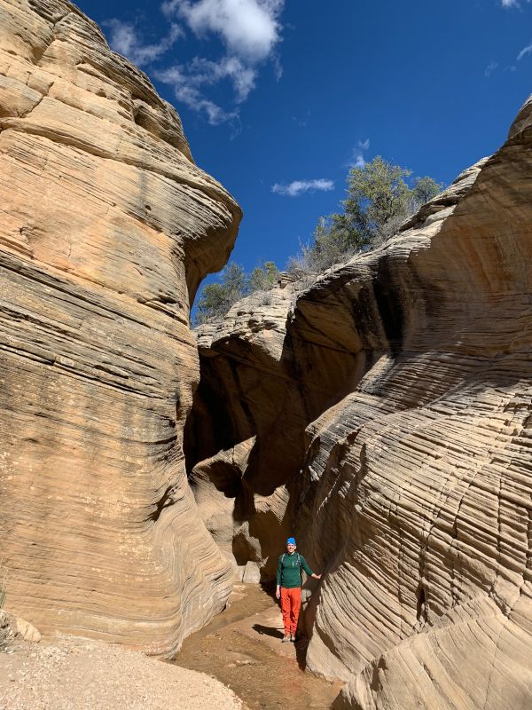 Ken in the Slot Canyons in Utah
