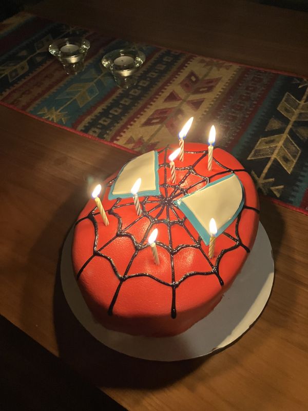 A Cody-Baked Cake for a Spiderman Fan