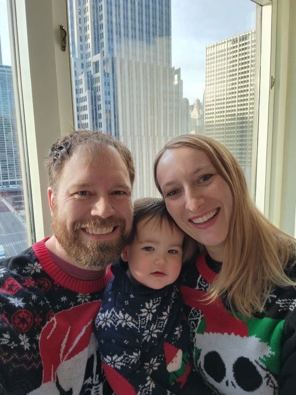 Showing Off Our Christmas Sweaters