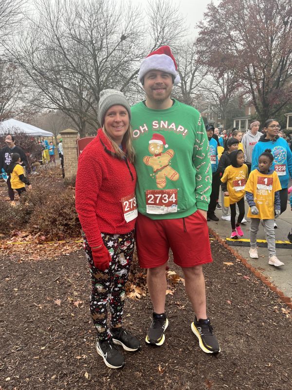 After Running a Christmas-Themed 5k Race