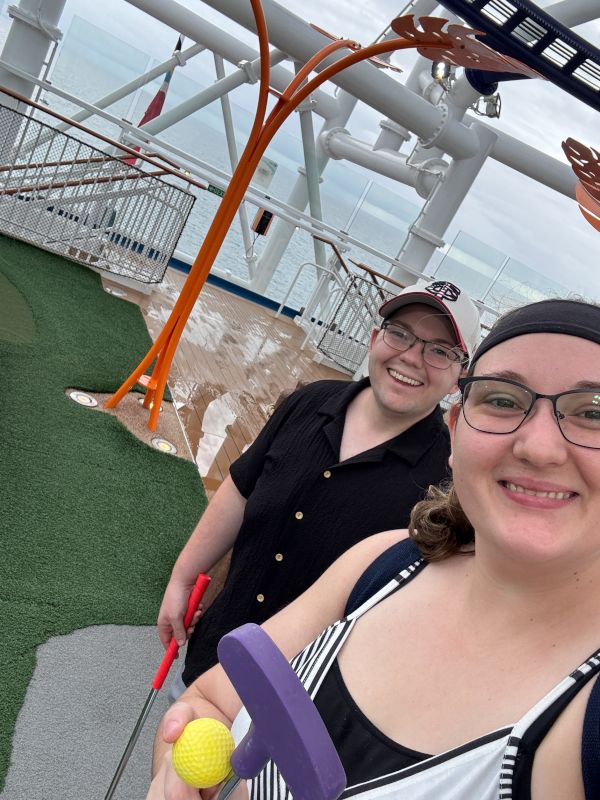 Mini Golf on Our Cruise