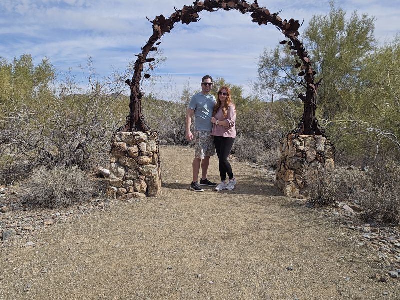 Under a Local Artist's Arch