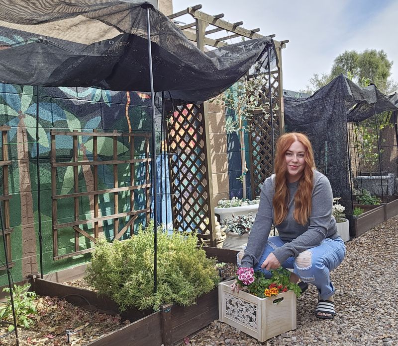 Jessica in the Garden