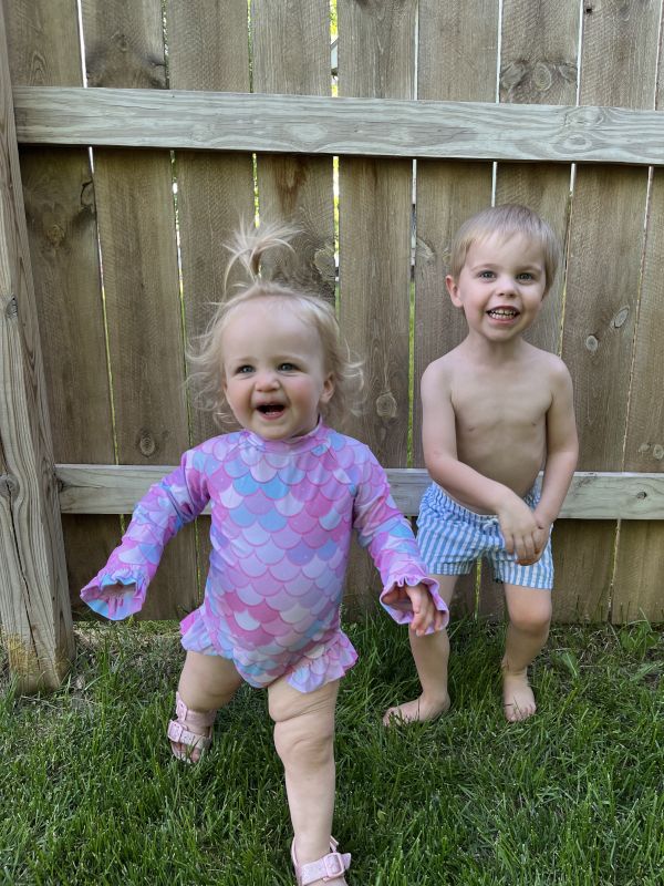 Backyard Fun in the Sprinklers