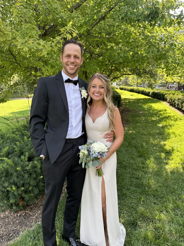 Bridesmaid & Groomsman at Ben's Sister's Wedding