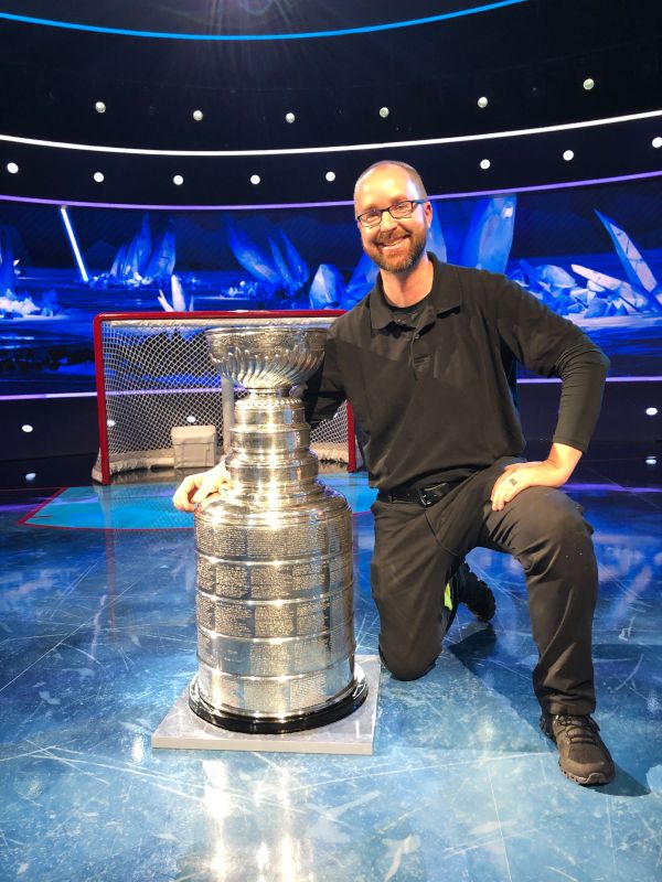 With the Stanley Cup
