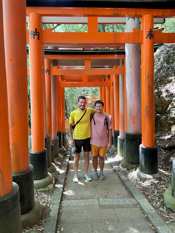 Us in Kyoto Japan