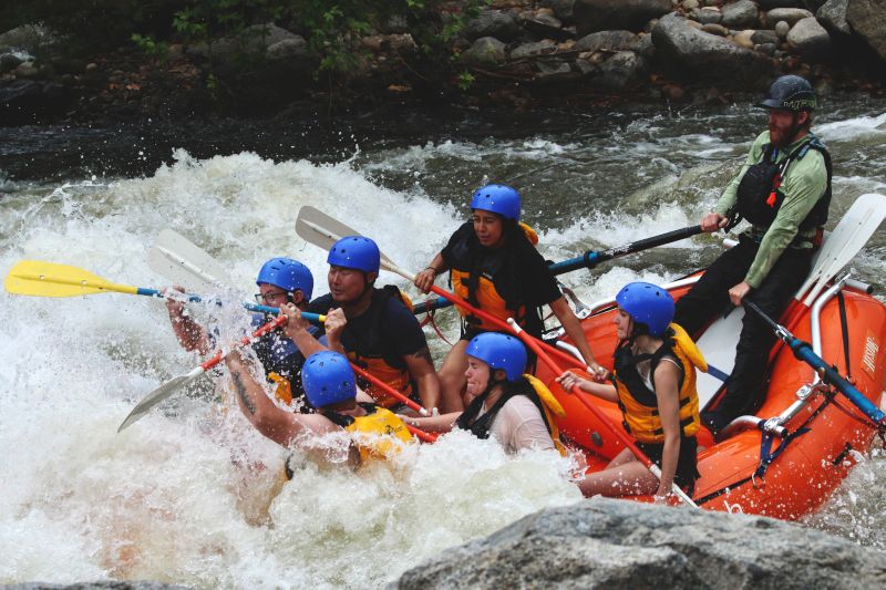 River Rafting With Friends