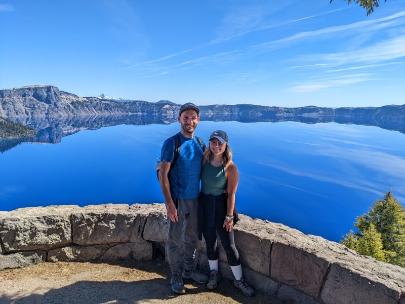 At Crater Lake National Park