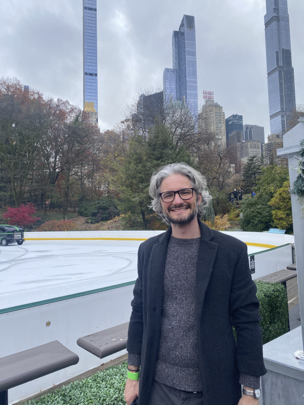 At a Ice Skating Rink in Central Park