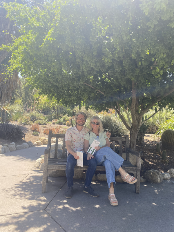Scott and His Mom at Huntington Gardens
