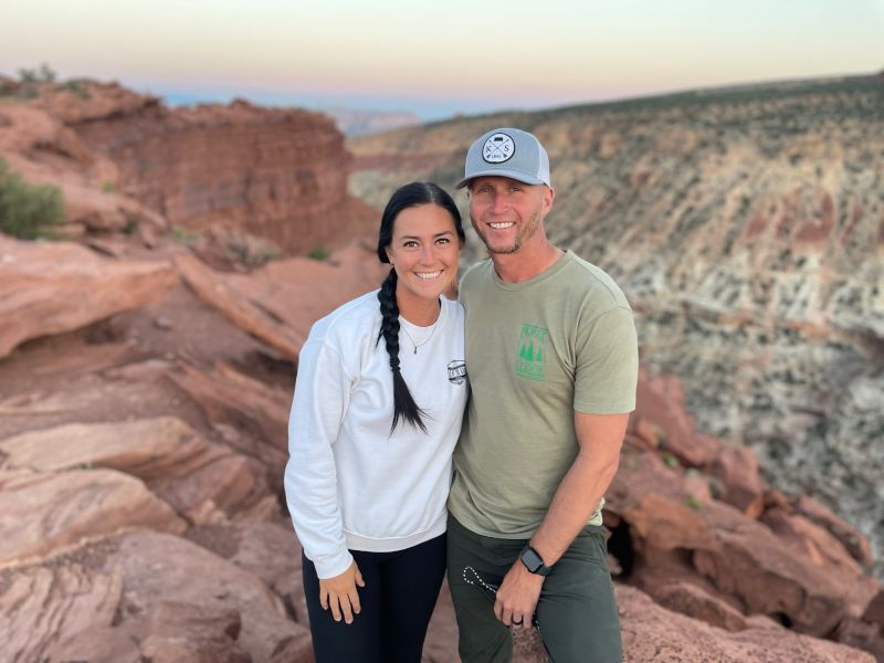 Evening Hike in Utah