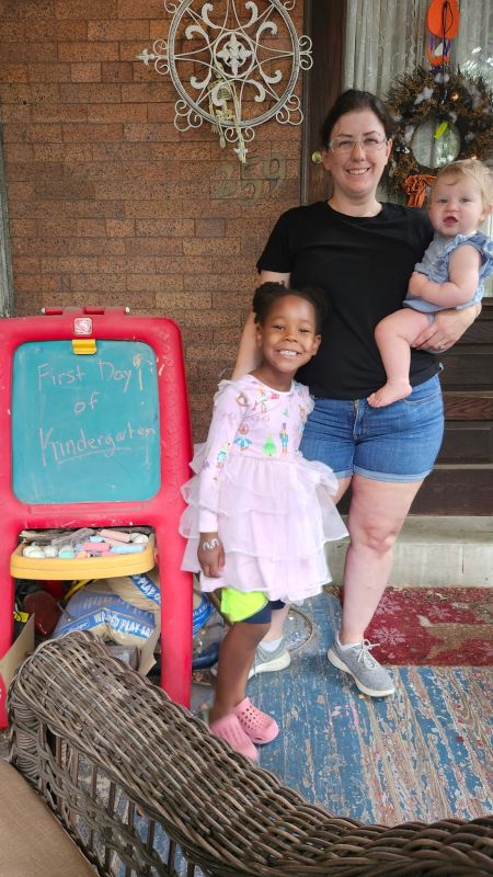 First Day of Kindergarten for Jackie!