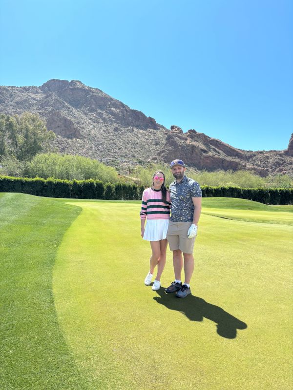 Golfing in Arizona