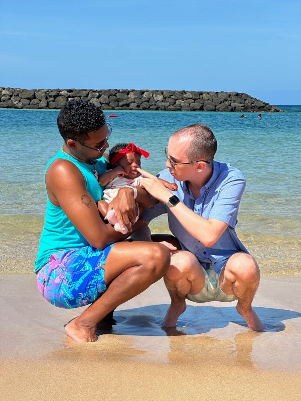 On the Beach in Hawaii
