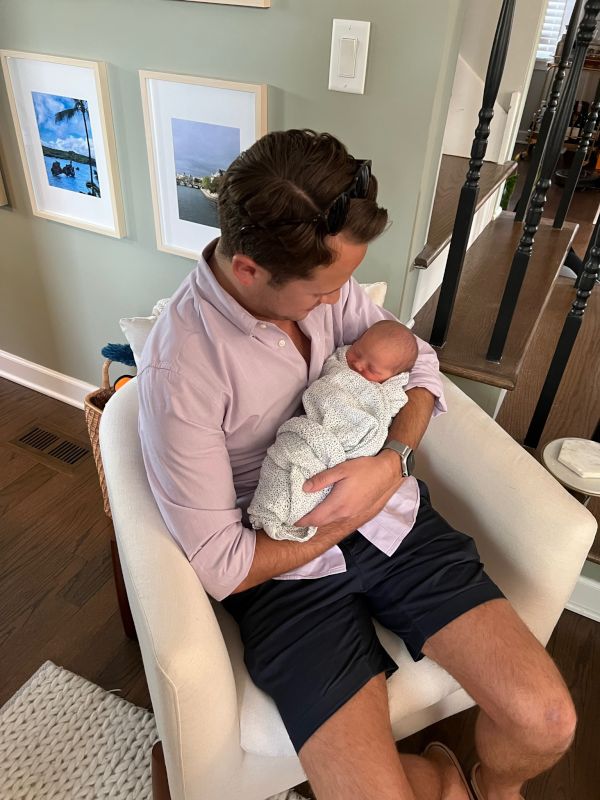 Jeffrey With Our Baby Niece