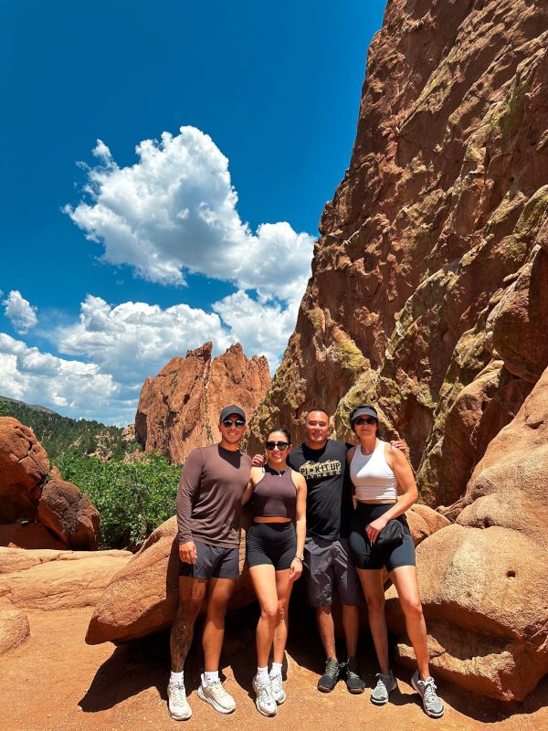 Hiking with Angelika and Her Boyfriend