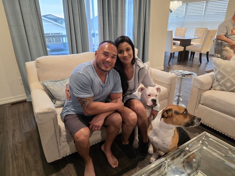 Relaxing at Home with Friends