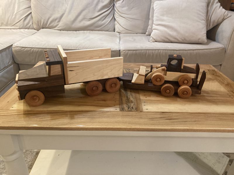 Some of Matt's Woodwork Creations - Toys for Our Nephew