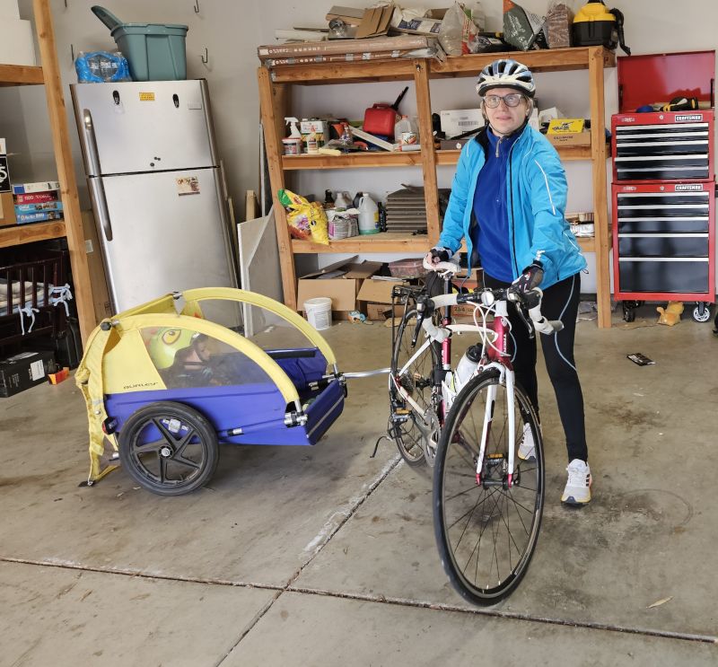 Preparing to Bike to Daycare
